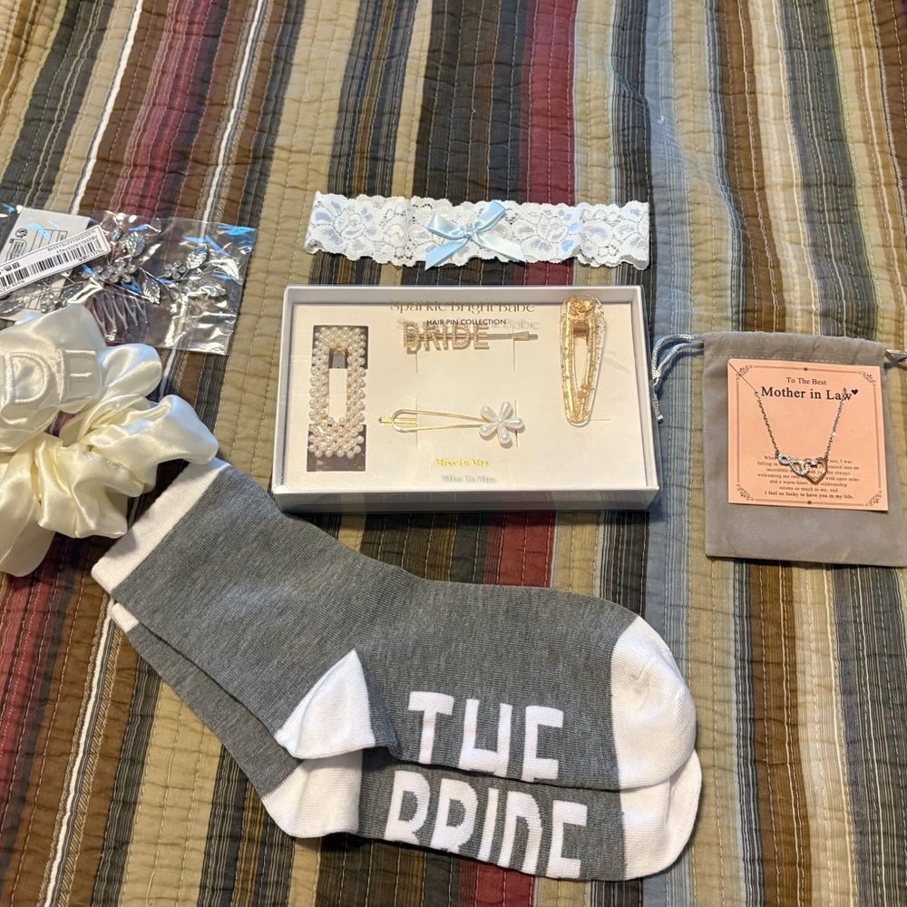 Bridal Gift Set with Socks and Accessories